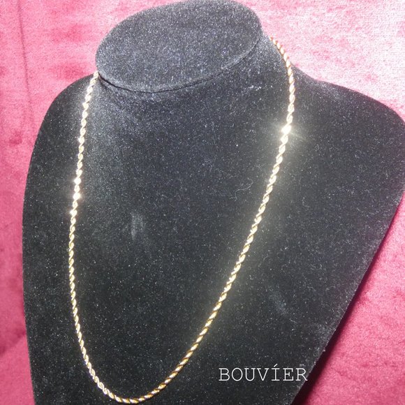 18K Gold 3mm Rope Chain - Picture 2 of 3